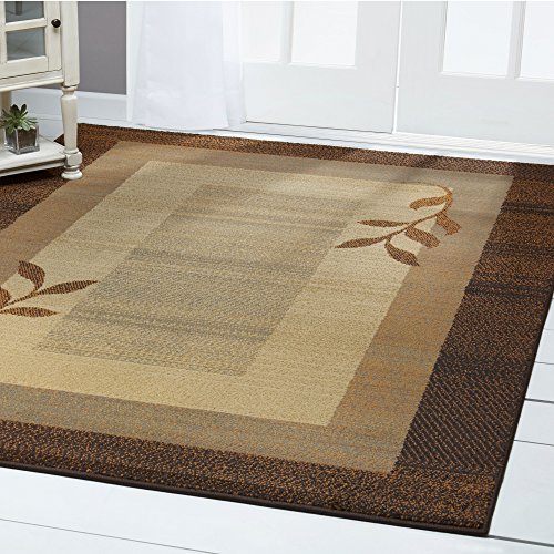 Home Dynamix Royalty Clover Modern Area Rug, Brown Multi, 5'2"x7'2" Rectangle