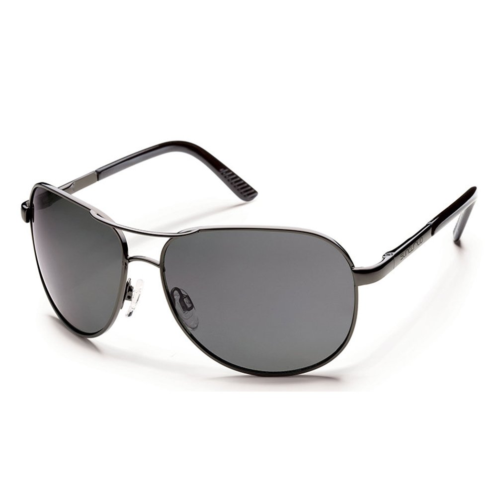 Suncloud Optics Aviator Sunglasses(Gun Metal,Gray Polarized)