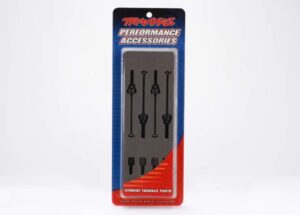 traxxas 7051x driveshaft steel assembled, 1/16 slash vxl, 4-piece, 217-pack