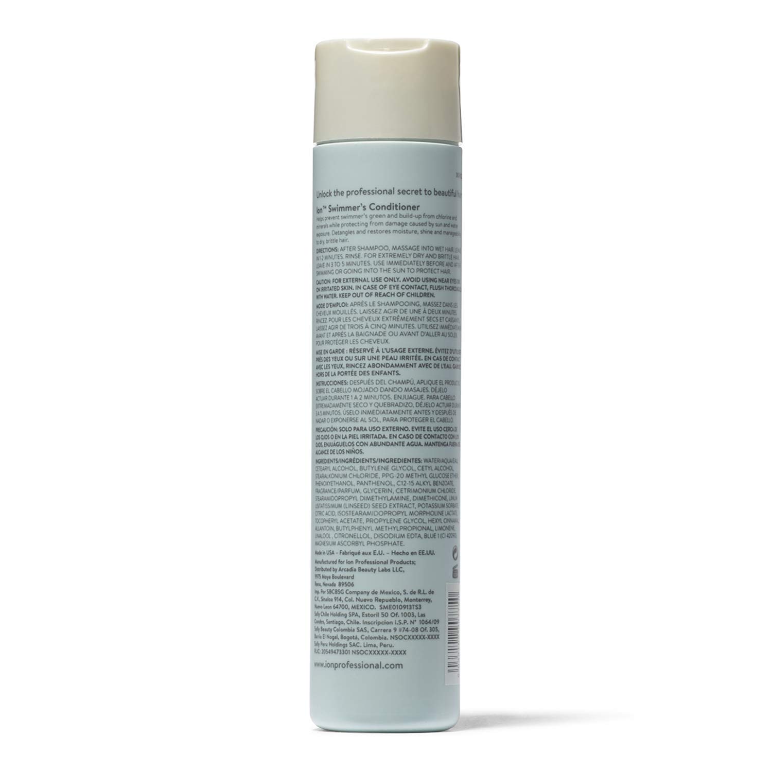 ion Swimmer's Conditioner, Prevents Swimmer’s Green, Detangles, Moisturizing, Vegan