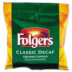 folgers classic decaf medium roast ground coffee, 1.5 ounce (pack of 42)