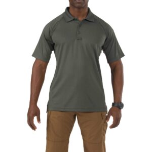 5.11 tactical men's performance short sleeve polo shirt, style 71049, tdu green, x-large