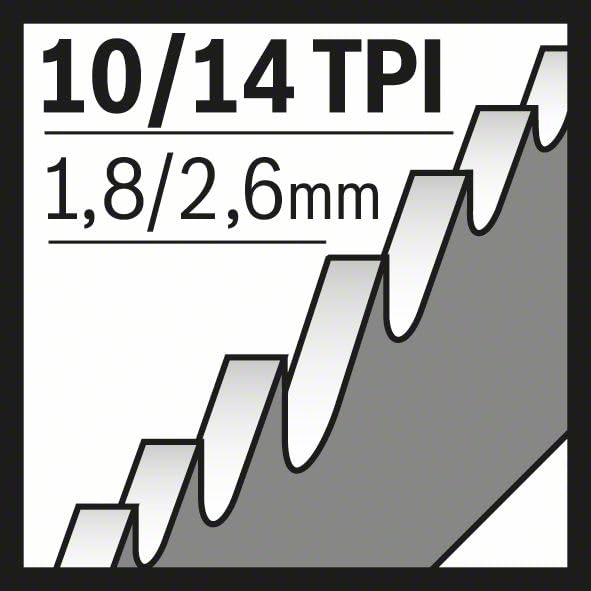 Bosch 2608656040 Sabre Saw Blade S922 VF 2 Pcs