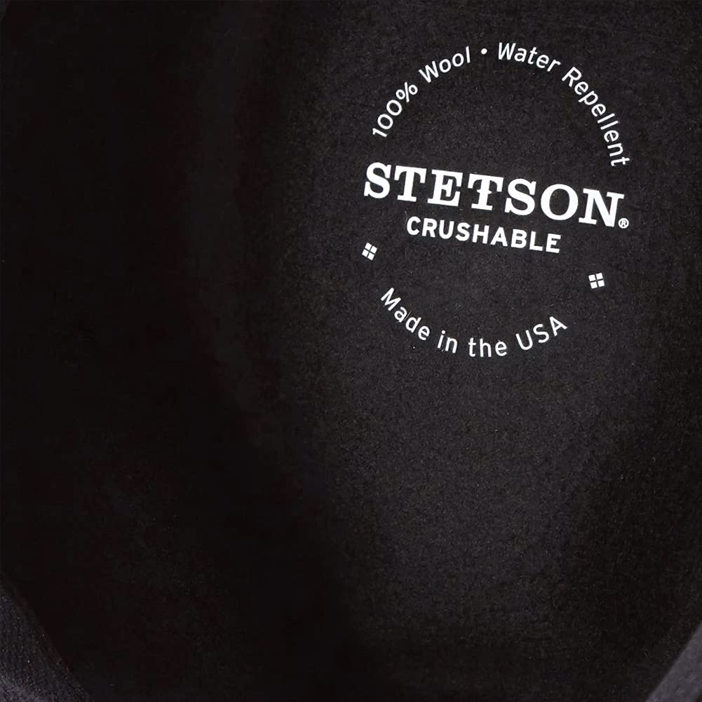 Stetson Men's Bozeman Outdoor Hat, Black, Medium