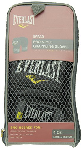 Everlast Pro Style Grappling Gloves Small/ Medium Black