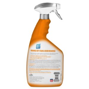 OUT! PetCare Orange Oxy Stain & Odor Remover | Oxy Clean Pet Stain and Odor Eliminator | 32 oz