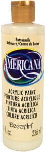 decoart da03-9 americana acrylics, 8-ounce, buttermilk