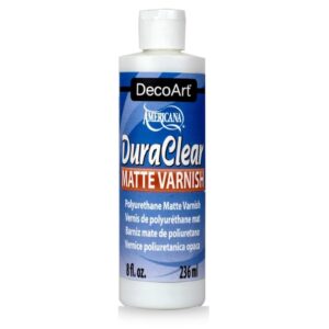 decoart duraclear varnish 8oz matte, 8 fl oz (pack of 1)