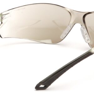 Pyramex Itek Safety Eyewear, Indoor/Outdoor Mirror Lens With Indoor/Outdoor Mirror Temples