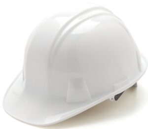 pyramex sl series cap style hard hat 6 point ratchet white