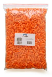 pyramex bulk bag of 500 pair replacement ear plugs for pd500 dispenser