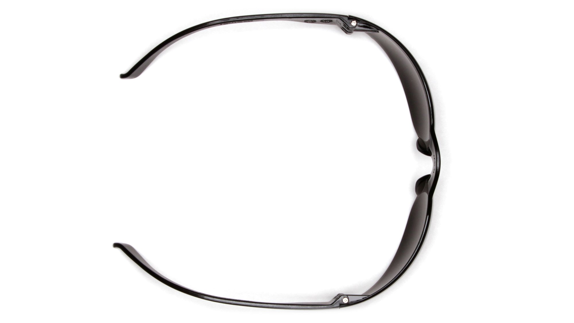 Pyramex Mini Intruder Safety Eyewear Clear Frame Gray Lens ANSI Z87+