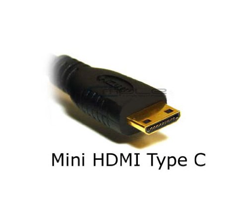 Cmple - Mini HDMI to HDMI Cable 6ft, HDMI Mini to HDMI, 60Hz HDMI 2.0 Cable, Monitor to Digital Camera HDMI Cables, 4k HDMI Adapter Cord for Camcorder, Tablet, Ultrabook, Laptop, HDTV - Black