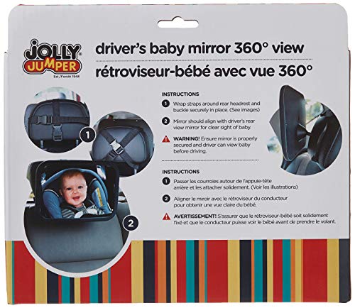 Jolly Jumper Driver's Baby Mirror 360 Degree View