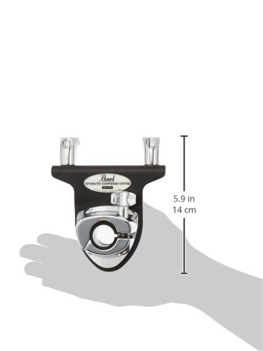 Pearl Integrated Suspension System Tom Mount for 12"-16" Drums; Removes Shell Mounting Hardware for Better Tom Resonance and Sustain. Fits Triple-Flanged and Die-Cast Hoops.