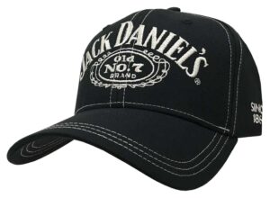 jack daniels men's daniel's logo cap black one size