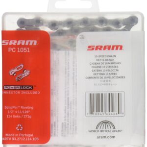 SRAM PC-1051 Chain - 10-Speed, 114 Links, Silver