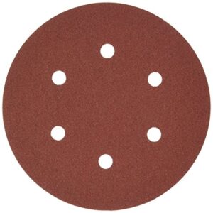 BOSCH SR6R120 5-Piece 120 Grit 6 In. 6 Hole Hook-And-Loop Sanding Discs