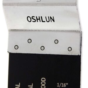 Oshlun MMA-0103 1-1/3-Inch Universal Bi-Metal Oscillating Tool Blade with Uni-Fit Arbor for Fein Multimaster, Dremel, and Bosch, 3-Pack