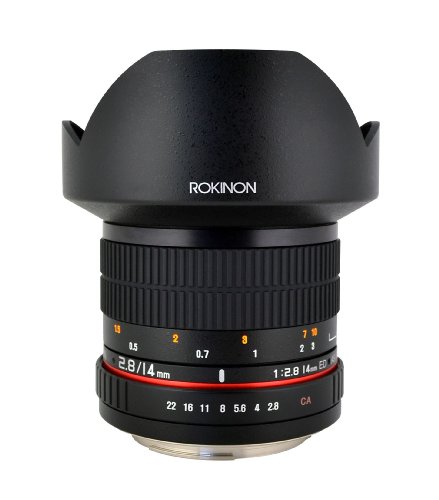 Rokinon 14mm f/2.8 IF ED MC Super Wide Angle, Manual Focus Lens for Pentax