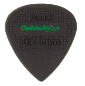 pickboy edge, sharp tip, carbon/nylon, 0.75mm, 10 picks