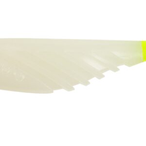 Berkley Gulp! Ripple Mullet Saltwater Fishing Soft Bait, Glow/Chartreuse, 4in