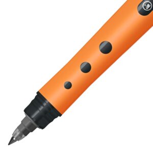 Stabilo Bionic Worker Rollerball Pen Soft Grip Medium 0.8mm Tip 0.6mm Line Black Ref 2018-46 [Pack of 10]