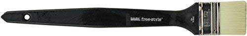 Liquitex Professional Freestyle Large Scale Brush, Broad Flat/Varnish 2-inch, Long Handle, Black