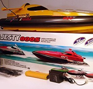 32" Yellow High Performance Majesty 800S Radio Remote Control Electric EP RC Racing Speed Boat RC RTR