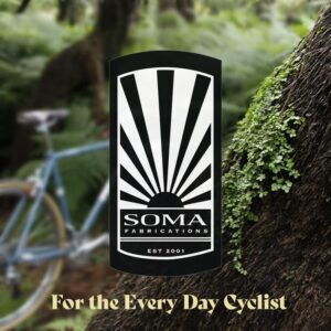 Soma Fabrications Clarence Riser Handlebars 25.4mm — Aluminum Alloy MTB Bar — 660mm Length for Mountain Biking and city cruising — Custom Bike Parts