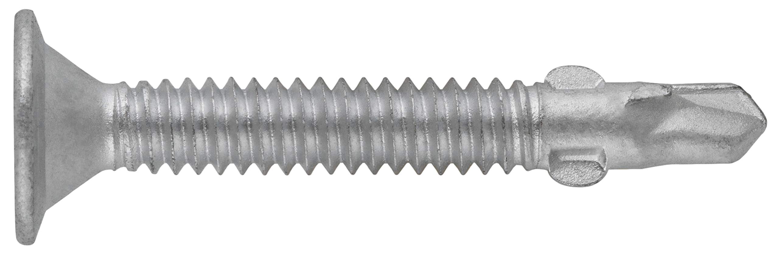 The Hillman Group 47717 12-24-Inch x 2-1/2-Inch Flat Head Self Drilling Screw with Wing and Phillips Drive