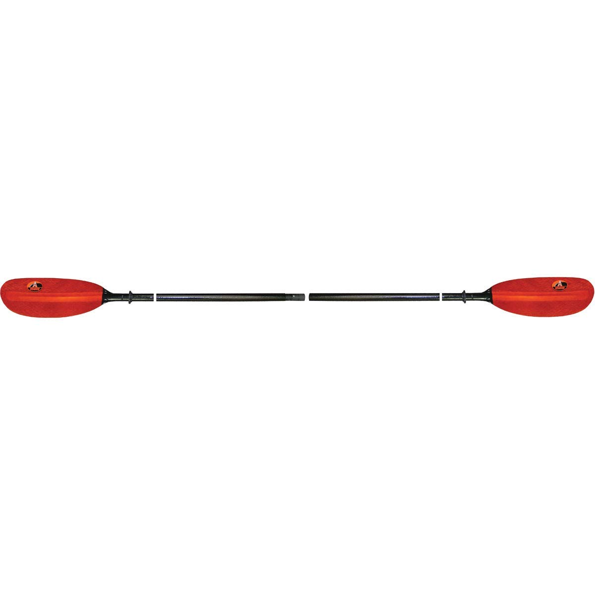 Advanced Elements 4-Part Fiberglass Kayak Paddle, Black/Red