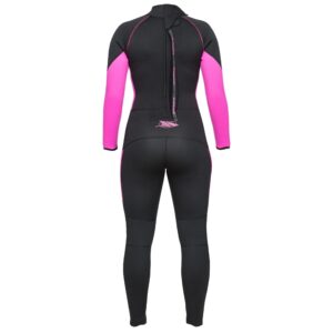 Trespass Aquaria Womens Neoprene Black Full Length Surf Swim Diving 5mm Wetsuit