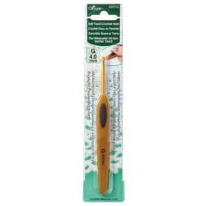 clover soft touch crochet hook-size i9/5.5mm