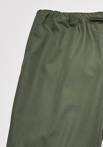 Cherokee Women's Plus Size Flare Leg Drawstring Scrub Pant, Olive, XX-Large