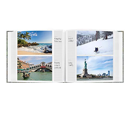 Pioneer Photo Albums DA-200MAP/CM 200-Pocket Photo Album with Printed Travel Design Cover, City Maps