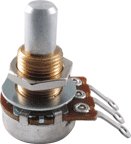 Bourns Mini Guitar Potentiometer, 500K Audio, Solid Shaft