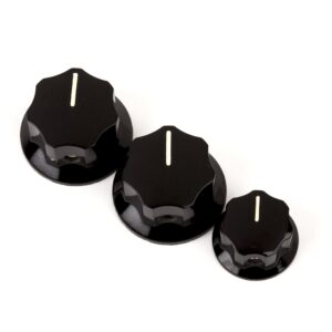 Fender Jazz Bass Knobs - Black