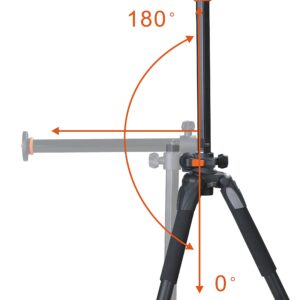 Vanguard Alta Pro 263AGH Aluminum Tripod with GH-100 Grip Head for Sony, Nikon, Canon DSLR Cameras,Black