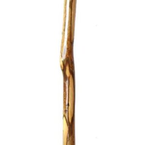 Natural Hardwood Hiking Stick with Strap, 54-inch