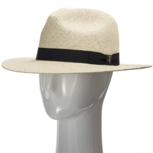 ULTRAFINO FEDORA PACKABLE FOLDABLE Panama Straw Hat CLASSIC 7 3/8