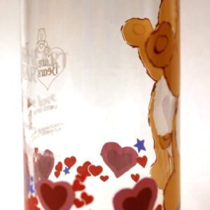 Care Bears TENDERHEART BEAR GLASS PIZZA HUT LIMITED EDITION 1983