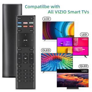 Remote for Vizio Smart TV Remote XRT-140 and Vizio Smart TV Quantum 4K UHD HDR OLED HDTV SmartCast, Vizio D M P V Series LED LCD 24 32 40 43 50 55 58 60 65 70 75 85 inch TV Watchfree