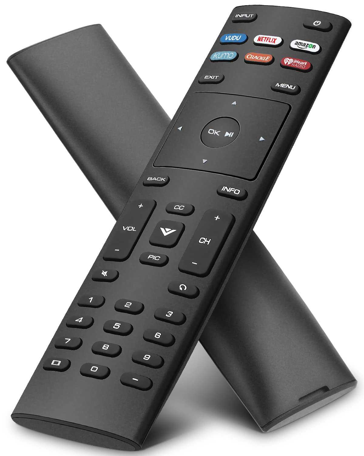 Remote for Vizio Smart TV Remote XRT-140 and Vizio Smart TV Quantum 4K UHD HDR OLED HDTV SmartCast, Vizio D M P V Series LED LCD 24 32 40 43 50 55 58 60 65 70 75 85 inch TV Watchfree