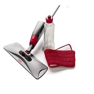 Rubbermaid Reveal Spray Mop, Bundles: 1 Mop, 1 Multi-Surface Microfiber Pads, 1 Refillable Bottles (2856049)