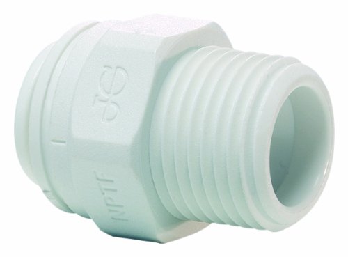 Ideal H2O JG Quick Connect Fitting - 3/8 in to 3/8 in NPTF - White (10/Bag)