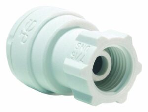 john guest speedfit pp3208u7w 1/4od by 7/16-24 uns faucet connector, 10-pack