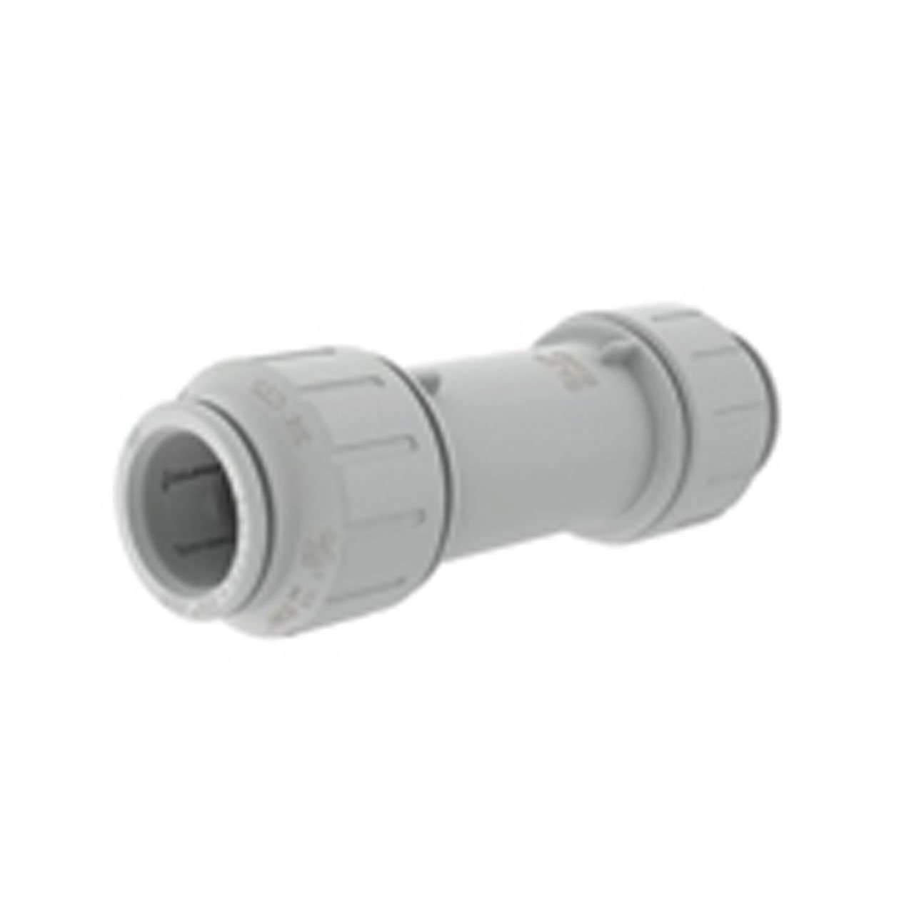 John Guest Speedfit 3/4 Inch CTS Slip Connector, Push to Connect Plastic Plumbing Fitting, White, 3/4SCP