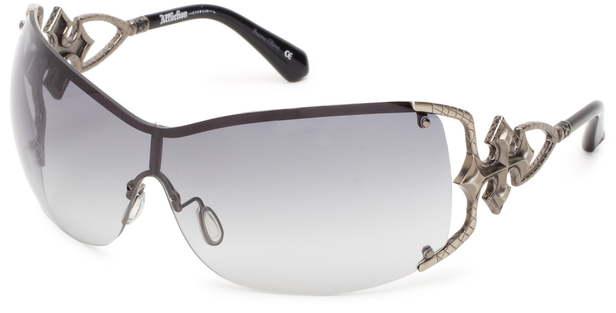 Affliction Sunglasses Women's Bianca Sunglasses, Gunmetal, 142 mm