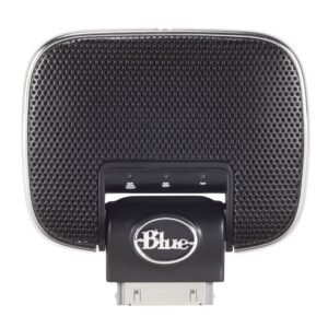 blue microphones mikey 2.0 recording microphone for ipod and iphone 3gs or earlier